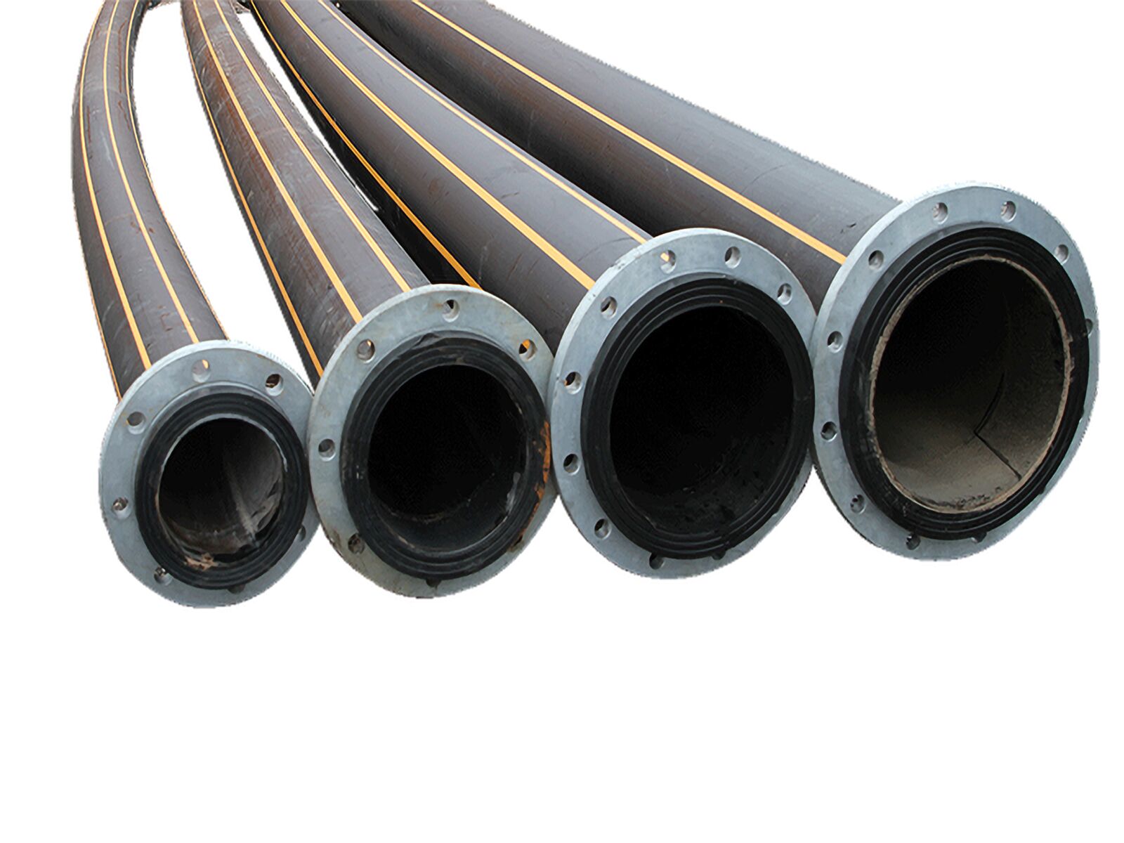 HDPE-pipe - 2x DF DIN - ø100mm - 6m