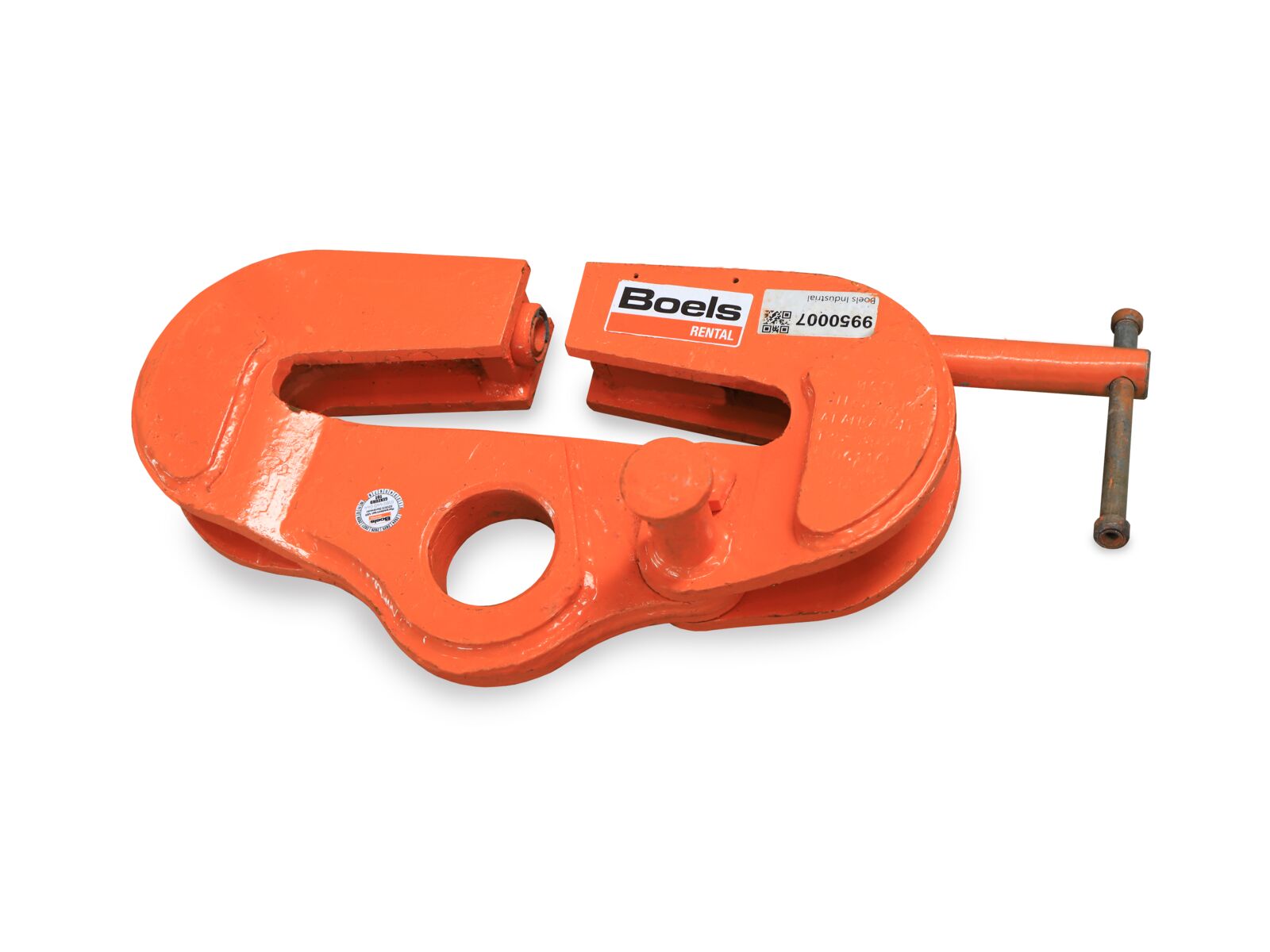 Beam clamp 5t up to 90° load capacity