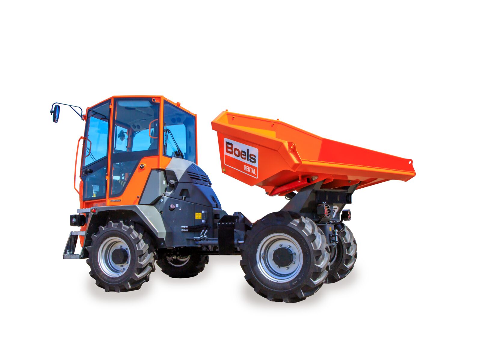 Dumper 6 tonnes sur roues, direction réversible, Stage V