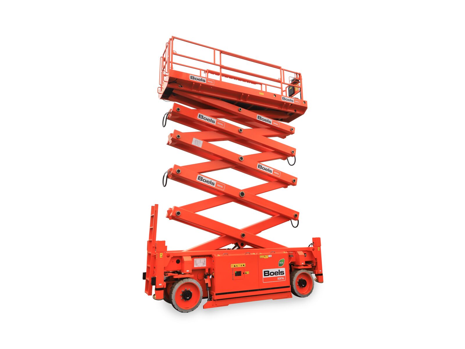 Scissor lift 19m, 4x4x4m, battery-powered