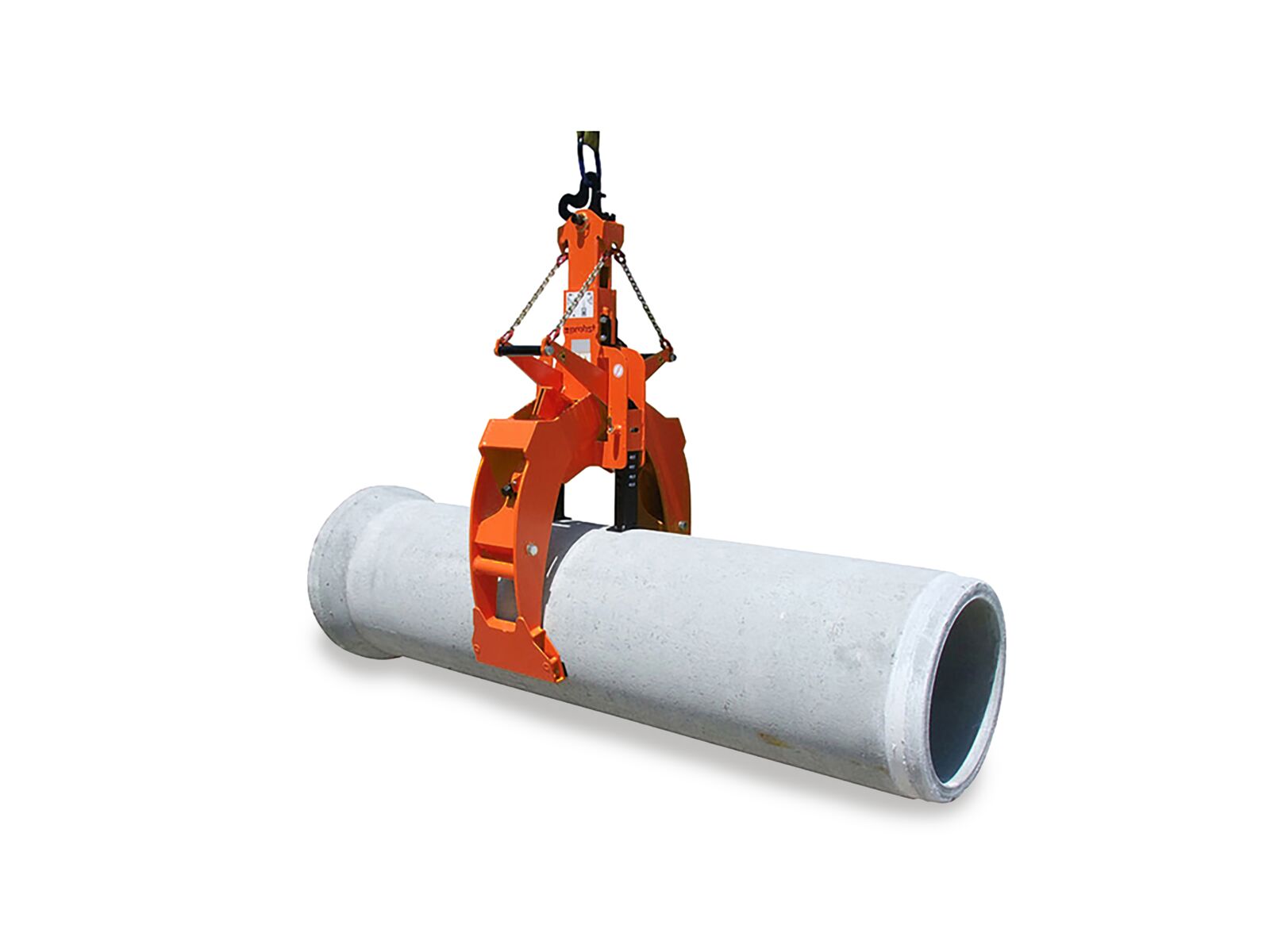 Mechanical pipe lifting clamp max. 1,500 mm