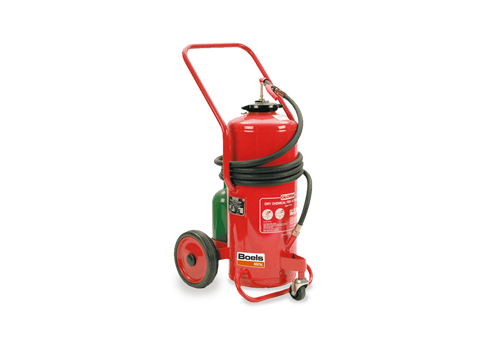 Powder extinguisher, mobile